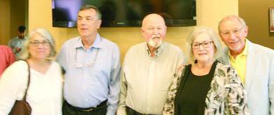 Liz Williams and husband Rick Norman, Floyd Gue, Rita Gue and Charles Cassar