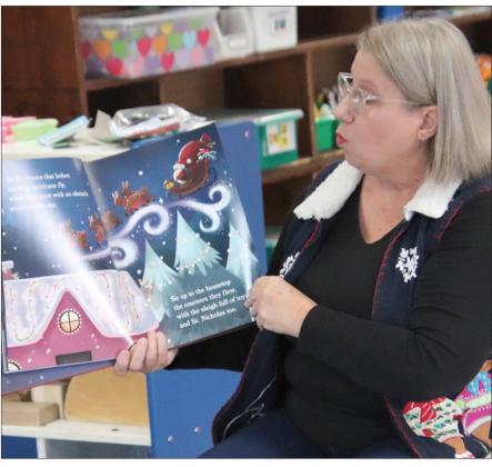 The Kiwanis Club of St. Bernard has many reading programs in the schools and at various daycares throughout the St. Bernard Parish. Brenda Peralta reads The Night Before Christmas to the children at Kids Kampus Learning Center on Dec. 5. The Kiwanis Club is always seeking new members to assist with the many programs in the schools and community. To obtain information about our club and programs or to join, contact Robby Showalter at 504.616.7312.