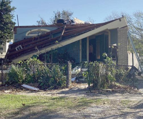 On December 14, a tornado caused major, destructive damage to homes and structures in Arabi.
