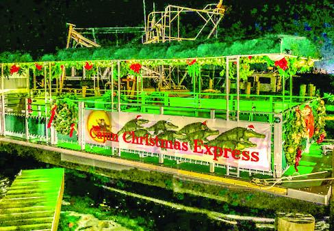 St. Bernard Ecotourism presents the Cajun Christmas Express for a unique tour of St. Bernard Parish. The boat tours are presented by the Montelongo family for hire and offer a night tour of Bayou Bienvenue. Accompanying the tours are storytelling and Christmas Caroling. Those interested in booking a tour are encouraged to contact them at www.thewharfonbienvenue.com.