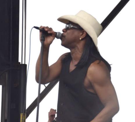 Rockin Dopsie Jr. performs at the Louisiana Crawfish Festival.