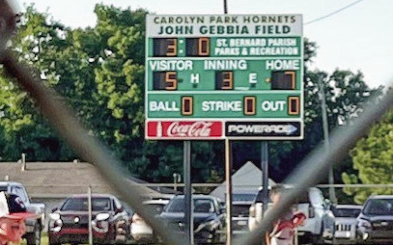 Dedication of John Gebbia Field at Carolyn Park