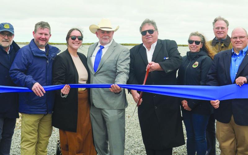 The Louisiana Coastal Protection &amp;amp; Restoration Authority (CPRA) held a ribbon cutting ceremony for the Lake Borgne Marsh Creation Project.