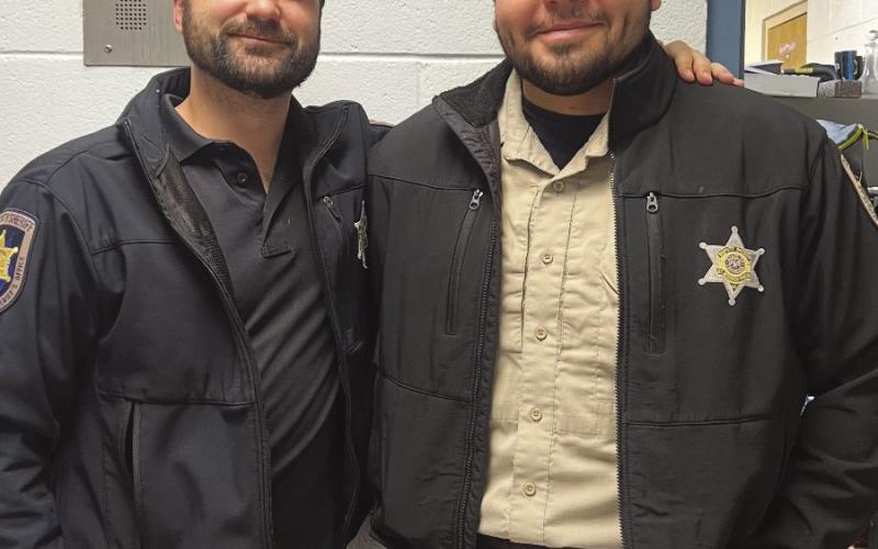 From left: Sgt. Vincent Scandariato and Dep. Christopher Rico, both of the Corrections Division at St. Bernard Parish Prison.