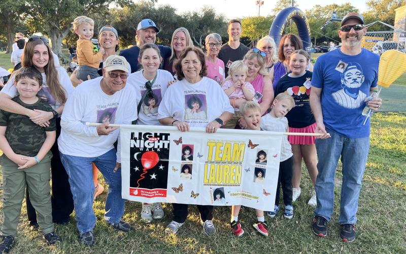 The Leukemia And Lymphoma Society, Light the Night Walk. Team Lauren walked in memory of Lauren Saubat. Lauren was a 1996 graduate of Chalmette High School, Captain of the Cheerleaders, President of the Student Council , Maid on Homecoming Court and a Golden Owl. Lauren died October 23,1997 from leukemia after a long and courageous fight. Thank you to everyone who walked for Team Lauren and donated!!