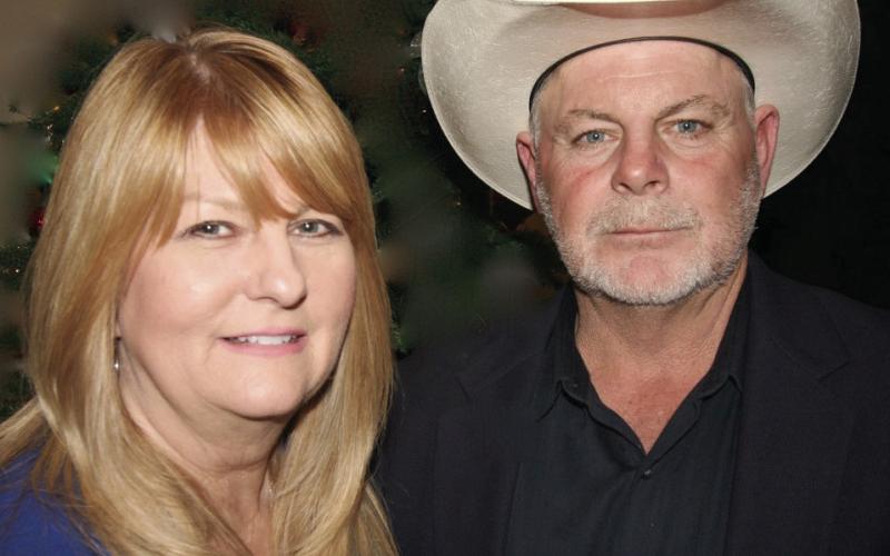 Cheri Carreras and Parish President Louis Pomes