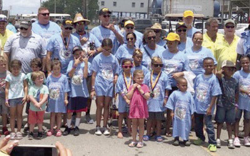 This crowd proves you are never to young to learn about fishing and enjoy it. The Knights of Nemesis does such a great job each year with the Hook a Kid on Fishing Rodeos.