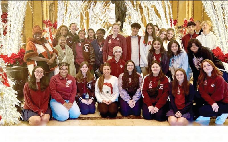 Throughout December, several 4-H members from Chalmette High School visited the French Quarter for a wonderful historic tour led by Parish Historian, Bill Hyland.