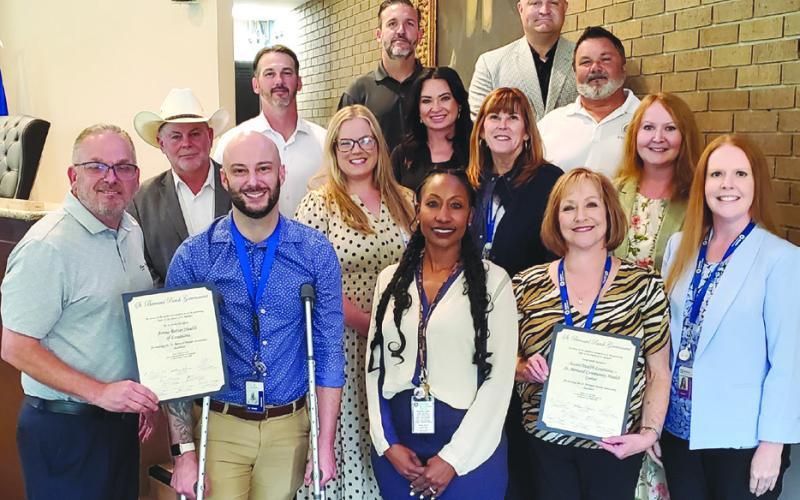 Access Health Louisiana team members and St. Bernard City Council.