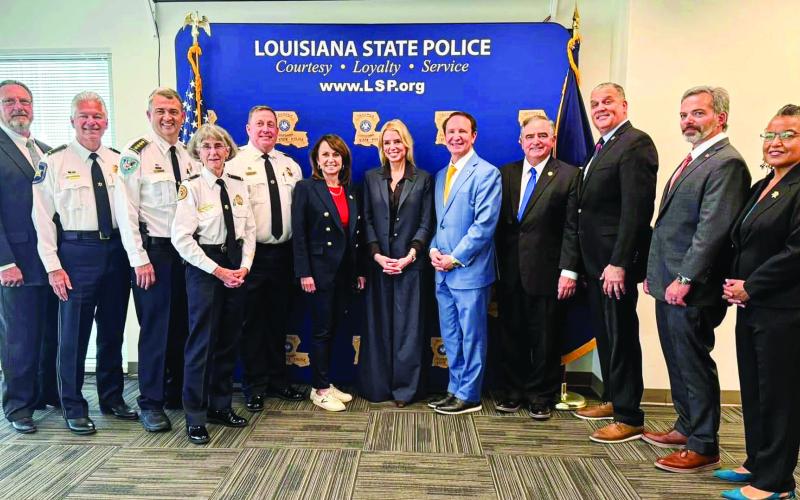 Sheriff Pohlmann meets with new U.S. Attorney General, state and regional leaders during Super Bowl LIX