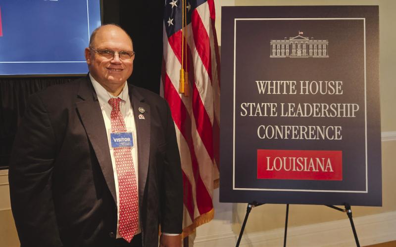 Rep. Bayham Attended Legislative Leadership Meeting at the White House, Spoke with Cabinet Officials