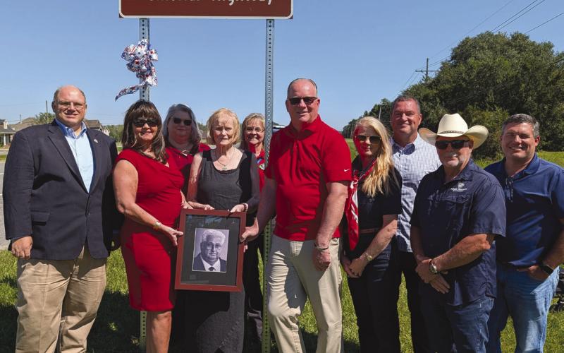 Rep. Bayham, Parish Officials Dedicate