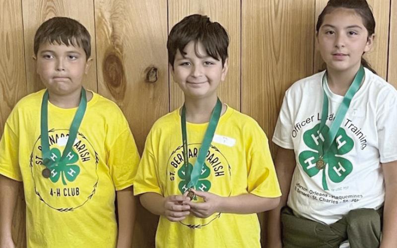 BIRDS - First Place: Brianna Fermin (MES) and Elena Davila (LES); Second Place: Braysen Sanes (AES); and Third Place: Brian Allemand (GES).