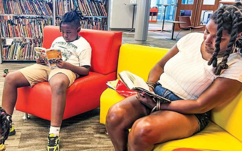 The new St. Bernard Public Library has quickly become a community hub of activity and programming.