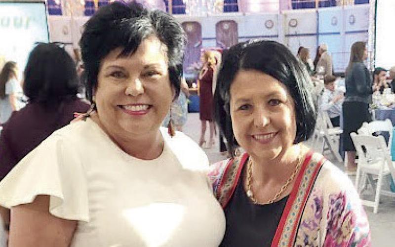 It was a true family celebration when sisters Cheramie Kerth and Angie Bertheaud were honored. Kerth retired after years of serving as the Supervisor of Special Education while Bertheaud was honored as the Support Person of the Year at the district's central office.