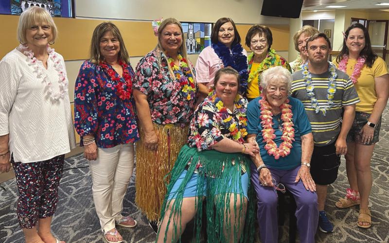 SBCV Bring Luau-Themed Bingo to St. Margaret’s at Mercy
