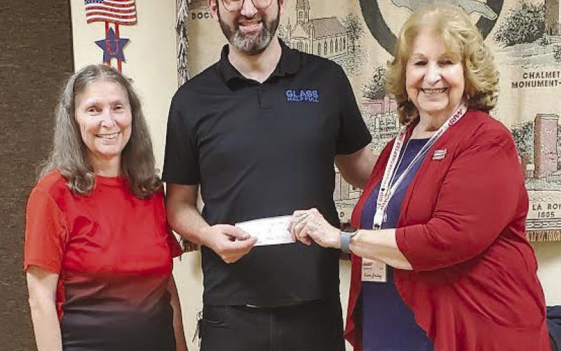 From left: Sandra Wixom, Ricky Ostry &amp;amp; Leona Galley, AARP President.