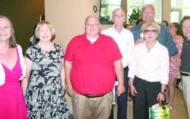 Joyce Miller, Jane Caruso, Mike Baham, Lenny Caruso, Ruth Chouest, Laney Chouest and Glade Bilby