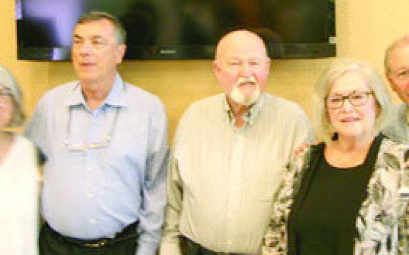 Liz Williams and husband Rick Norman, Floyd Gue, Rita Gue and Charles Cassar