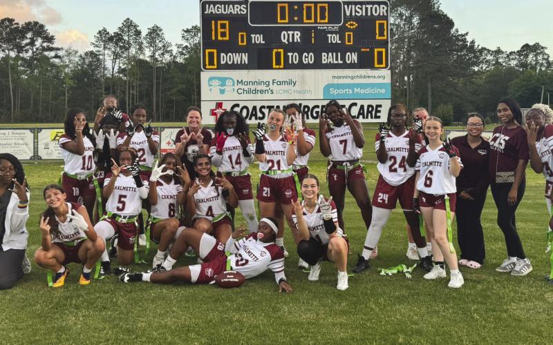 The Chalmette High School Lady Owls Flag Football Team had an amazing . rst season, making it to the state semi-. nals.