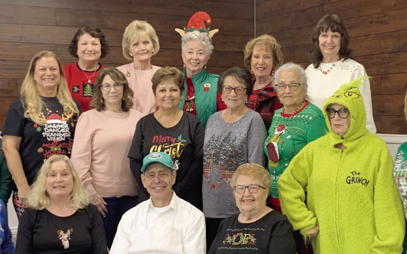 Pictured in the front row, from left: Nora Egan, Lucy Ruffino, Tommy Tommaseo, and Lynn Siegfried. Middle row: Gaynel Cowen, Kelli Plaiscia, Donna Schultz, Inez Fernandez, Carolyn Little, Hope Larios, Joan Garofalo, and Rosemary Gioia. Back row: Carol Eilers, Carol Ludwig, Susan Klees, Daryl Tedesco, and Faith Moran.
