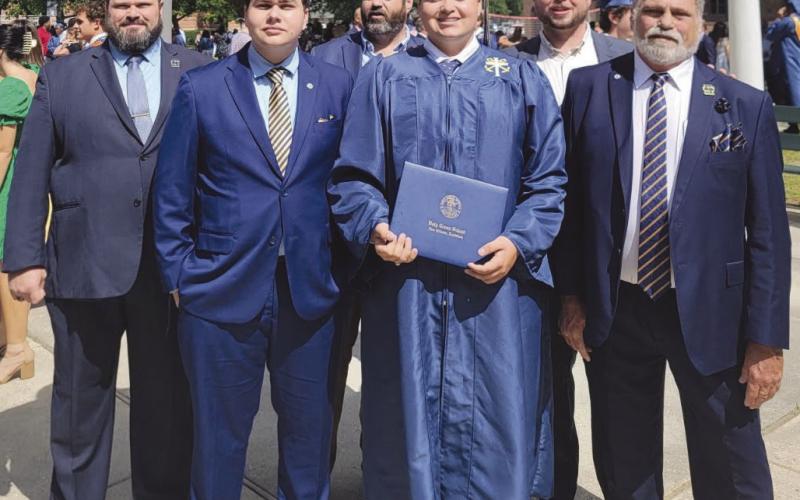 Chalmette resident Sean DeFraites represented the 4th generation of his family to graduate from Holy Cross High School.