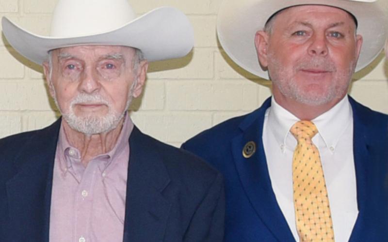 Donald J. Pomes and Parish President Louis Pomes