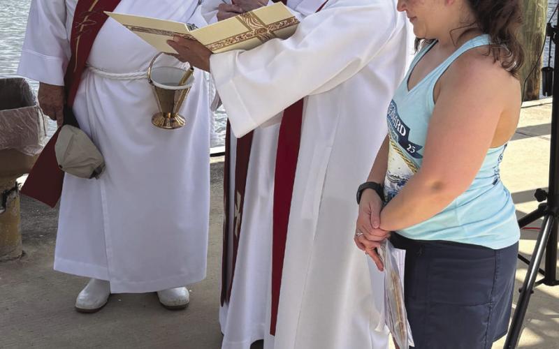 Annual Blessing of the Fleet Takes Place At Robin's Seafood In St. Bernard