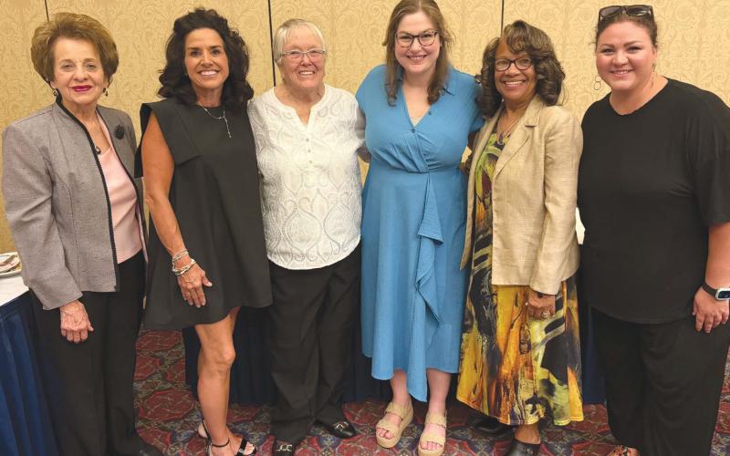 Left to Right Gerri Settoon, Tiani Glapion, Bernie Hambrice, Marcey Fradella, Yvonne Ben, Sara Felt.