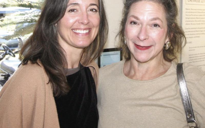 Sabrina Schmidt and Sabrina Hooper both artist at Crevasse 22 RiverHouse.
