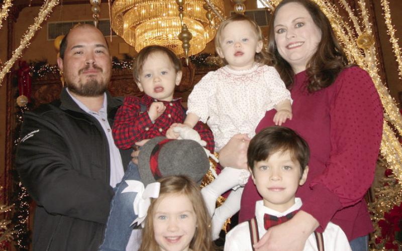 Jimmy Delery’s niece and family at the Roosevelt Hotel.