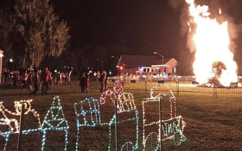 Above: Christmas at the Complex's Parade and Tree Lighting Celebration was held on Friday, Dec. 6. Left: The Islenos Celebration on Dec. 7.