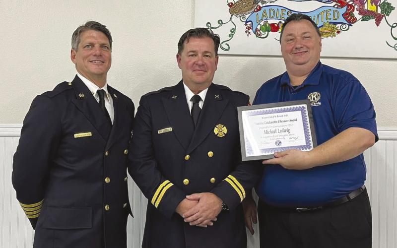 Fire Communications Officer Receives Sammie Catalanotto Lifesaver Award