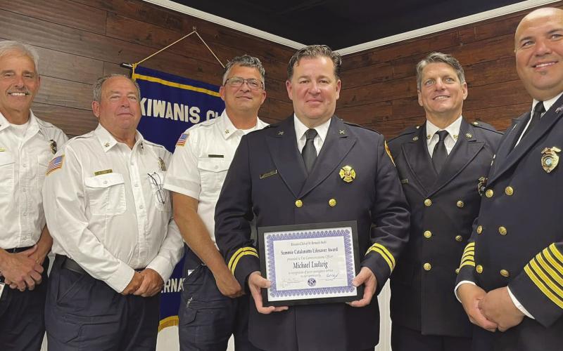 Fire Communications Officer Receives Sammie Catalanotto Lifesaver Award