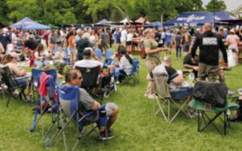 This year's Sheriff James Pohlmann Crawfish cook-off was bigger than ever with a down home crowd.