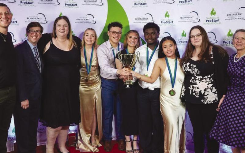 Left to Right: Justin Templet, Jonathan Baynham, Mistica Adams, Kamryn Simon, Norman Morales, Asma Askar, Denim Bell, Lily Vu, Elena Hodges, Anastasia Joyner.