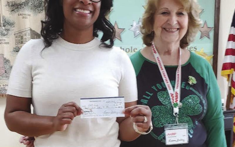 On Saturday, February 28, 2026 AARP Chapter 3926 in Chalmette welcomed guest speaker Latiya Smith (left) from ARC Organization of Greater New Orleans. She talked about all the programs that they o er for handicap and other children with health issues. ARC also has locations in New Orleans &amp;amp; West Bank. A $200 donation was made to ARCGNO and the AARP members brought in several bags of Mardi Gras beads for their organization. Also picture: Leona Galley, President of AARP Chapter.