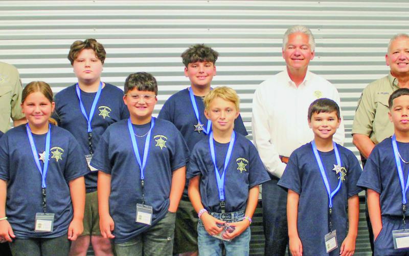 St. Bernard Sheriff’s Office 2024 Junior Deputy Academy summer program graduates.