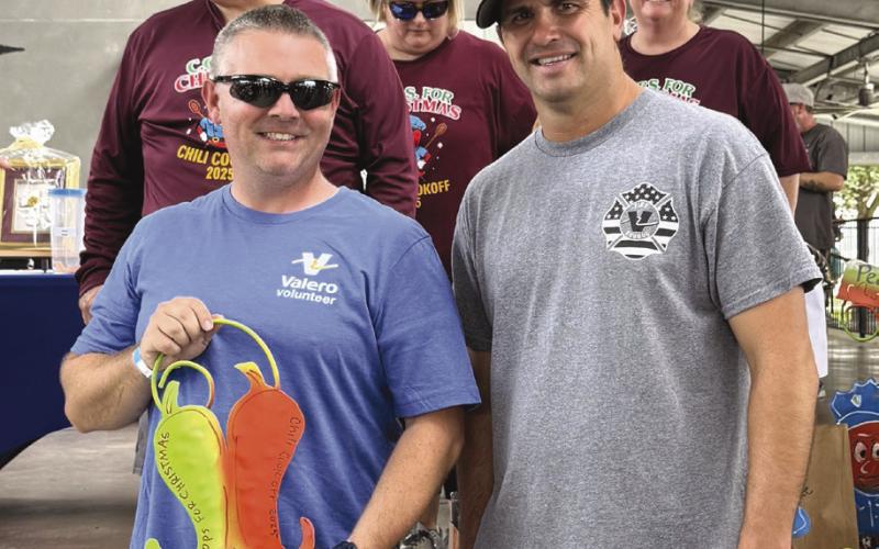 Third place winners of this year’s C.O.P.S. for Christmas Chili Cook O fundraiser was Valero's Meraux Refinery.