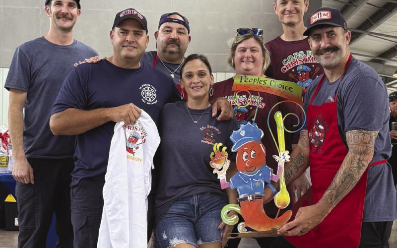 The St. Bernard Fire Department took home the People’s Choice award at this year’s C.O.P.S. for Christmas Chili Cook O fundraiser.