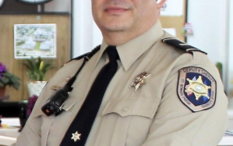 Lt. Marco Spicuzza, Special Investigations Division, School Resource Officer SBSO 2000-present U.S. Marines Corporal 1996 2000