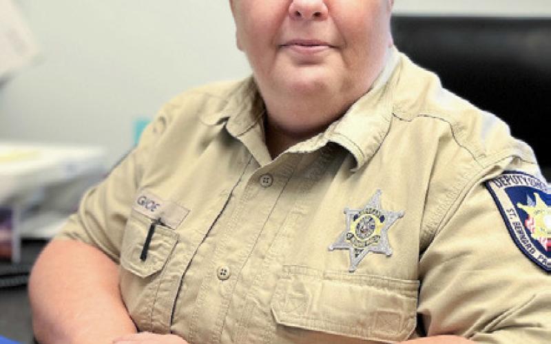 Sgt. Cynthia Gioe, Corrections Division Probation and Parole SBSO 1999-present U.S. Army Specialist 4 1986 1988 U.S. Army Reserves Specialist 4 1988-1994