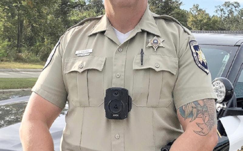 Dep. Christopher Cousins Jr., Special Operations Division Courthouse Security SBSO 1995-1996, 2000-2014, 2020-present U.S. Marines Sergeant 1996 2000