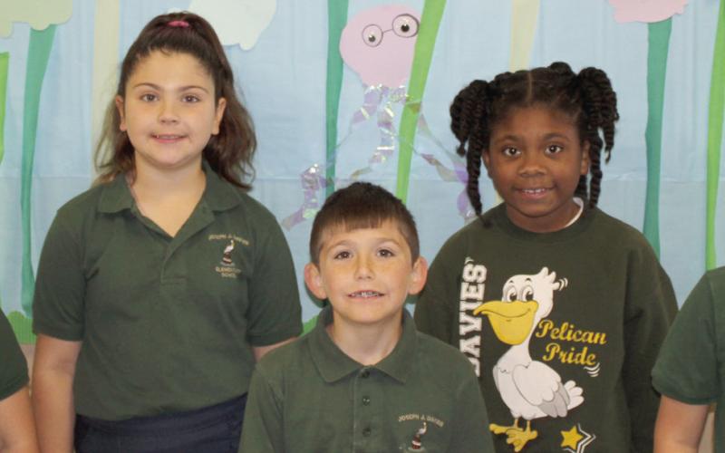 Third Grade - Kennedi Kaufman, Khai Pham, Alexander Faust, Kullen DeFranza and Skylar Williams
