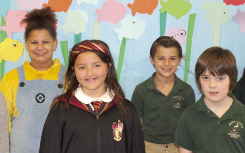 Fourth Grade - Lucian Voggenauer, Amelie Hemstreet, Victoria Rojas, Tayden Jackson, Myla Sansone and Brie Smith