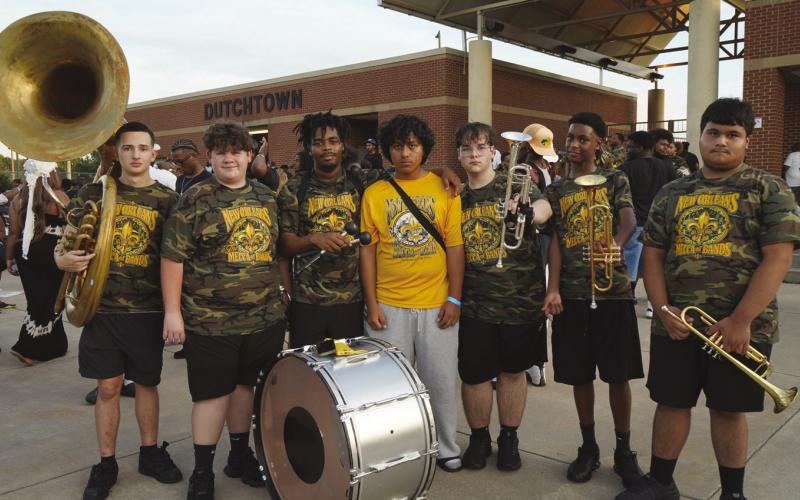 Deuce, Ayden, A’Shaad, Mark, Stephen, and Ronaldo with last year NOASB member Cesar at Dutchtown Stadium in Georgia for the Battle For The Culture VI.
