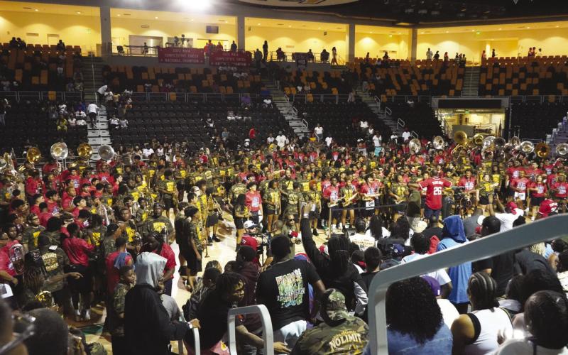 NOASB and Space City All-Stars perform “Thong Song” at Mayhem In The Mecca at XULA.