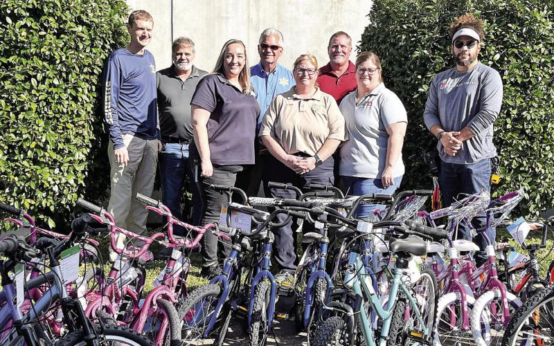 St. Bernard Sheriff’s Office received bicycles from Associated Terminals