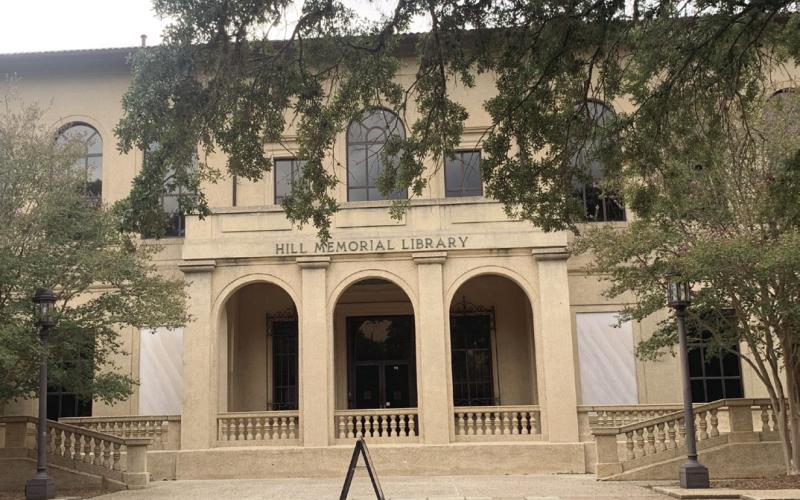 Hill Memorial Library is located at 95 Field House Dr., Baton Rouge, LA 70803