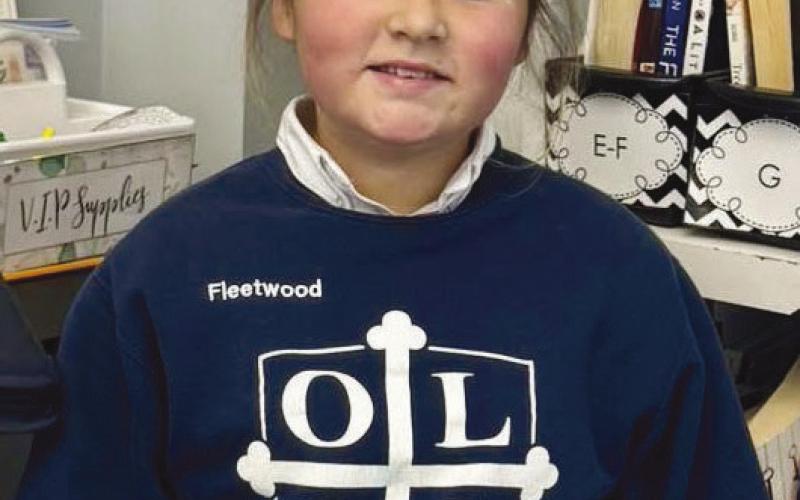 Emerson Fleetwood, a fourth grader from Our Lady of Prompt Succor School in Chalmette, will attend the National Youth Leadership Forum: Pathways to STEM, this summer on the campus of Rice University.